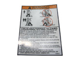 1702413 Decal, (Tip, Crush Hazard) | JLG